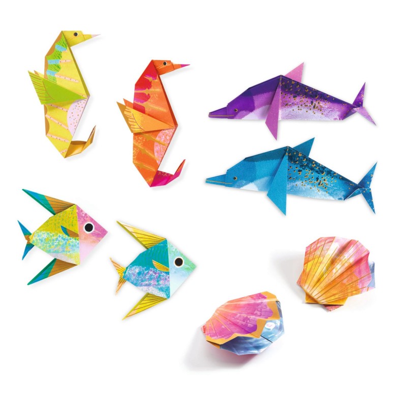 Origami - Animaux marins - DJE-DJ08758 - DJECO - Origami - Le Nuage de Charlotte