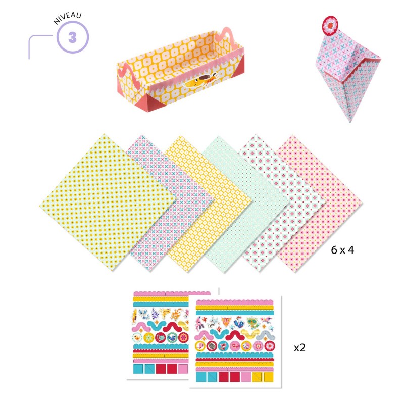 Origami - Small boxes - DJE-DJ08774 - DJECO - Origami - Le Nuage de Charlotte