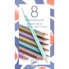 8 metallic pencils - DJE-DJ09753 - DJECO - Pens, pencils, ... - Le Nuage de Charlotte