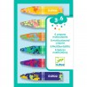 6 multicoloured flower crayons - DJE-DJ09006 - DJECO - Pens, pencils, ... - Le Nuage de Charlotte