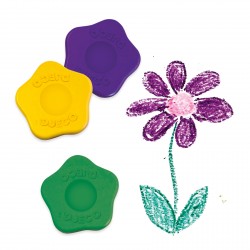 12 flower crayons for toddlers - DJE-DJ09005 - DJECO - Pens, pencils, ... - Le Nuage de Charlotte