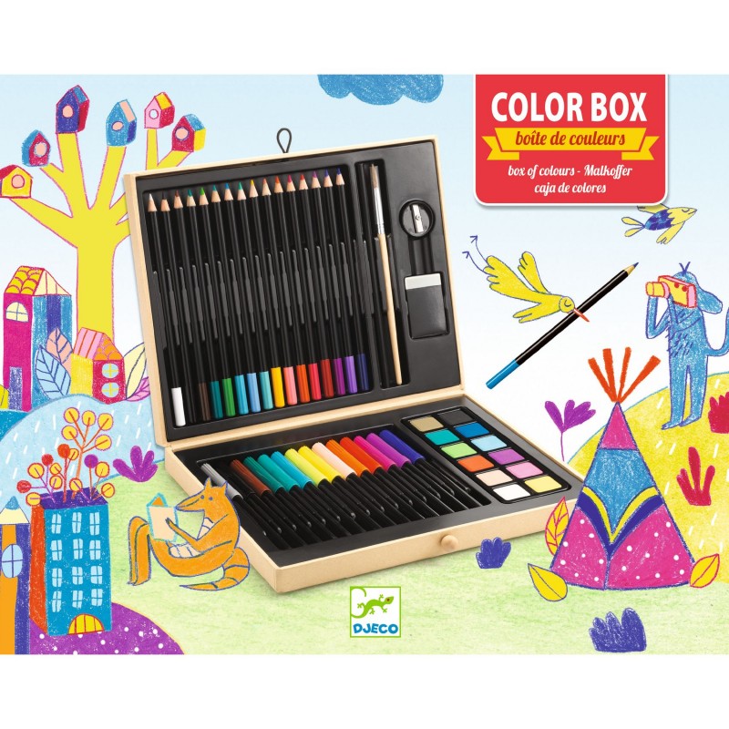 Boîte de couleurs - DJE-DJ08797 - DJECO - Stylos, crayons, ... - Le Nuage de Charlotte