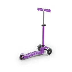 Mini Micro Trottinette 3 roues Deluxe LED - Violet - MICR-MMD141 - Micro Mobility - Trottinettes, Didicar - Le Nuage de Charl...