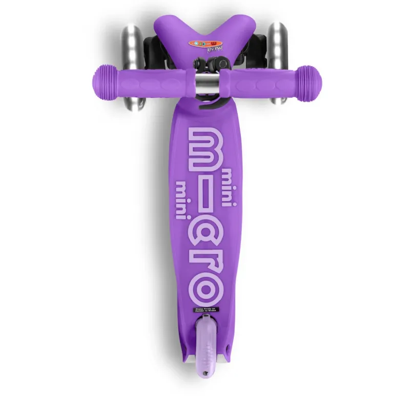 Mini Micro Trottinette 3 roues Deluxe LED - Violet - MICR-MMD141 - Micro Mobility - Trottinettes, Didicar - Le Nuage de Charl...