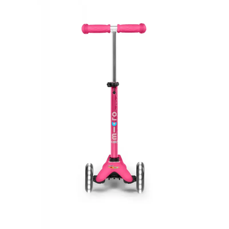 Mini Micro Trottinette 3 roues Deluxe LED - Rose - MICR-MMD075 - Micro Mobility - Trottinettes, Didicar - Le Nuage de Charlotte