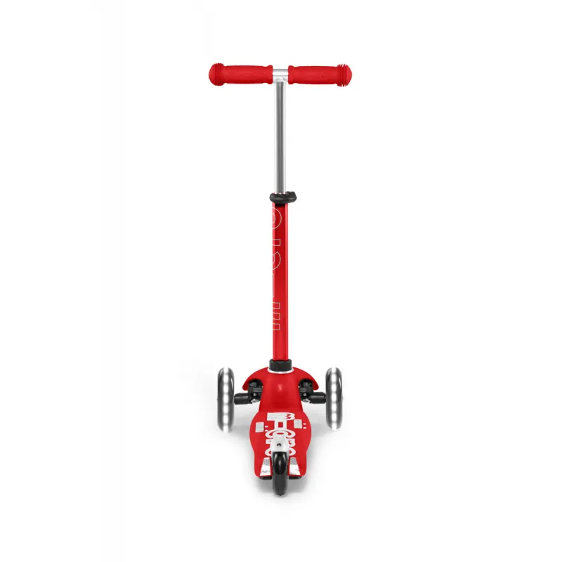 Mini Micro Trottinette 3 roues Deluxe LED - Rouge - MICR-MMD052 - Micro Mobility - Trottinettes, Didicar - Le Nuage de Charlotte