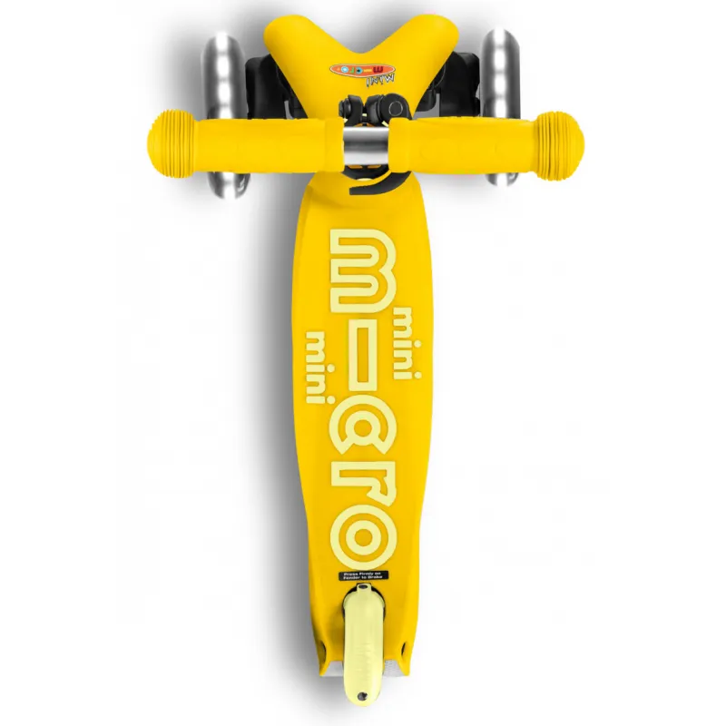 Mini Micro Scooter 3 wheels Deluxe LED - Yellow - MICR-MMD053 - Micro Mobility - Scooters, Didicar - Le Nuage de Charlotte