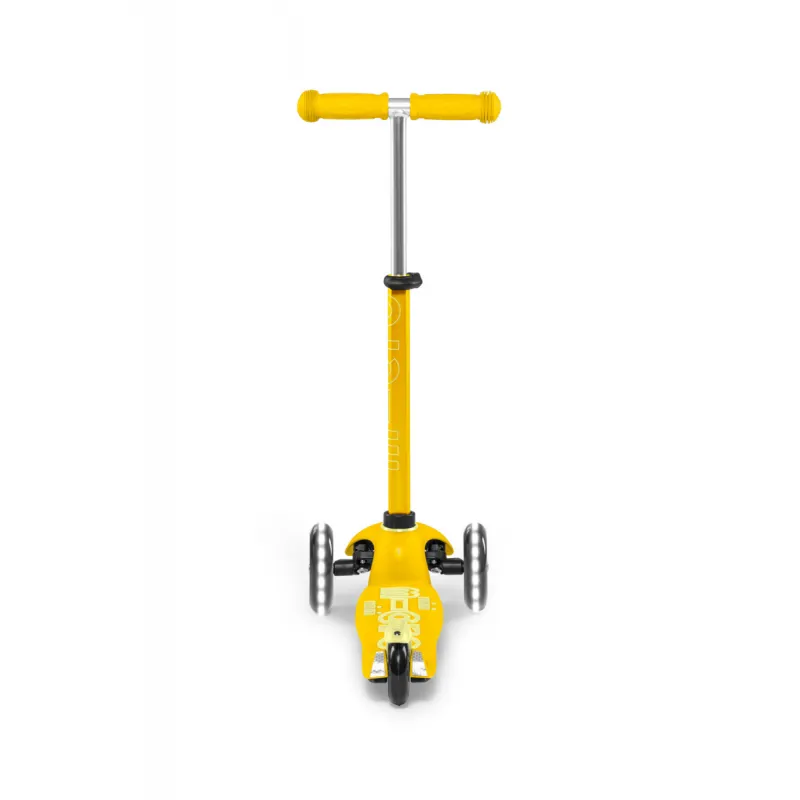 Mini Micro Trottinette 3 roues Deluxe LED - Jaune - MICR-MMD053 - Micro Mobility - Trottinettes, Didicar - Le Nuage de Charlotte