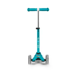 Mini Micro Trottinette 3 roues Deluxe LED - Aqua - MICR-MMD076 - Micro Mobility - Trottinettes, Didicar - Le Nuage de Charlotte