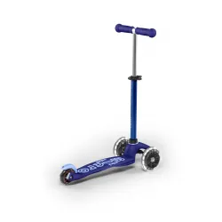 Mini Micro Trottinette 3 roues Deluxe LED - Bleu - MICR-MMD142 - Micro Mobility - Trottinettes, Didicar - Le Nuage de Charlotte