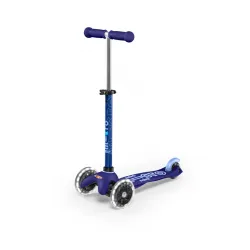 Mini Micro Trottinette 3 roues Deluxe LED - Bleu - MICR-MMD142 - Micro Mobility - Trottinettes, Didicar - Le Nuage de Charlotte