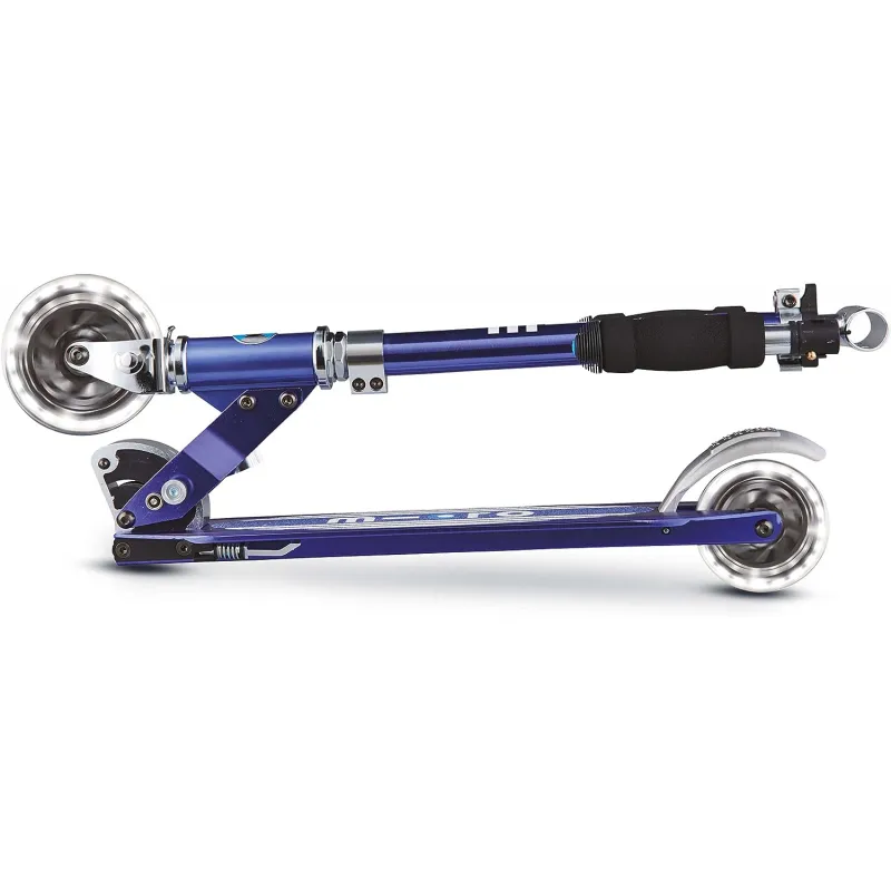 Trottinette Micro Sprite LED - Rayé bleu - MICR-SA0217 - Micro Mobility - Trottinettes, Didicar - Le Nuage de Charlotte