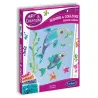 Sequins Canvas - Dolphins - STS-2011 - SentoSphère - Creative boxes - Le Nuage de Charlotte