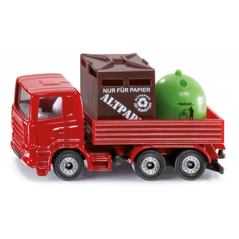 Siku recycling transporter - SIK-0828 - Siku - Cars, Trucks, etc. - Le Nuage de Charlotte