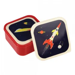 Space Age Snack Boxes (set Of 3) - REX-28512 - Rex London - Lunch box, fruit and snack - Le Nuage de Charlotte