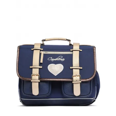 Cartable Vintage Fantasy 38 cm - Navy Smart - CAME-VIG-CA38-85B - Caméléon - Cartables et sac à dos - Le Nuage de Charlotte