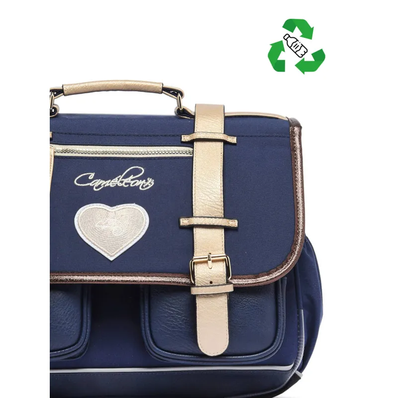 Cartable Vintage Fantasy 38 cm - Navy Smart - CAME-VIG-CA38-85B - Caméléon - Cartables et sac à dos - Le Nuage de Charlotte