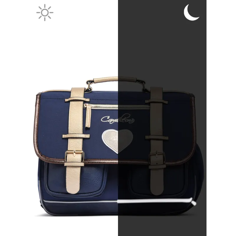 Cartable Vintage Fantasy 38 cm - Navy Smart - CAME-VIG-CA38-85B - Caméléon - Cartables et sac à dos - Le Nuage de Charlotte