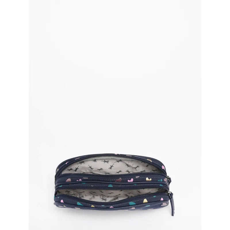 Vintage Fantasy pencil box - Navy Heart - CAME-VIG-PLUM-709636 - Caméléon - Backpacks - Le Nuage de Charlotte