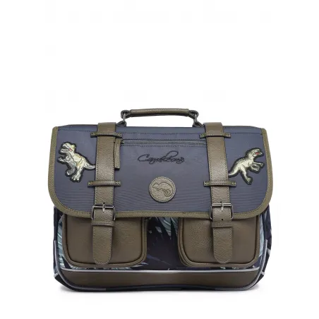 Cartable Vintage Urban 38 cm - Grey Tropical - CAME-VIB-CA38-80H - Caméléon - Cartables et sac à dos - Le Nuage de Charlotte