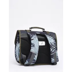 Vintage Urban schoolbag 38 cm - Grey Tropical - CAME-VIB-CA38-80H - Caméléon - Backpacks - Le Nuage de Charlotte