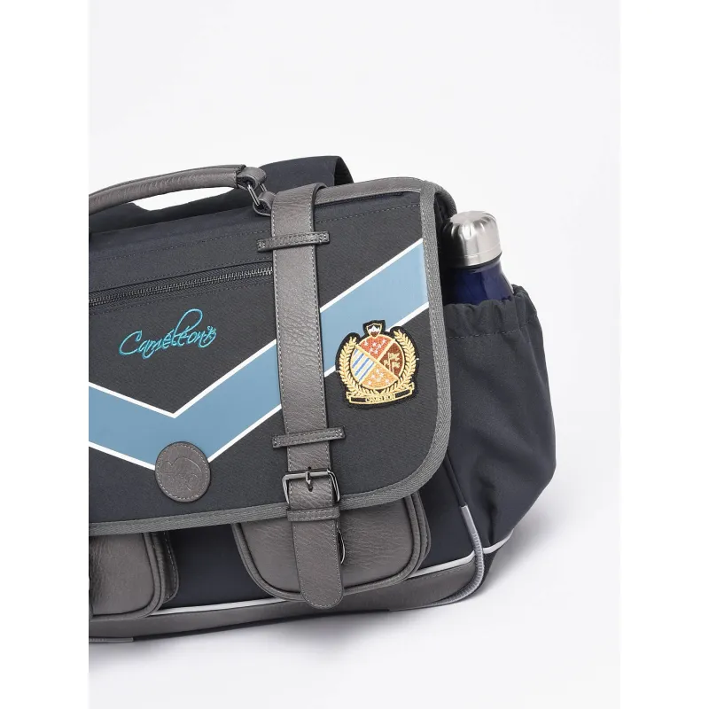 Vintage Urban schoolbag 41 cm - Blue Badge - CAME-VIB-CA41-85G - Caméléon - Backpacks - Le Nuage de Charlotte