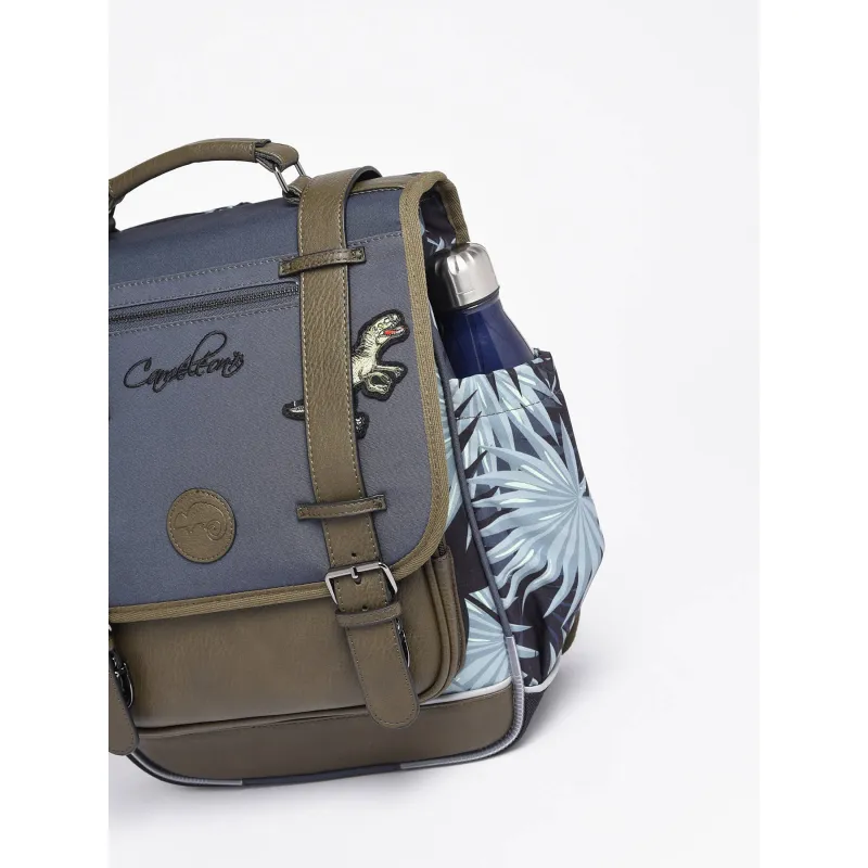 Vintage Urban backpack 39 cm - Grey Tropical - CAME-VIB-SD39-80H - Caméléon - Backpacks - Le Nuage de Charlotte