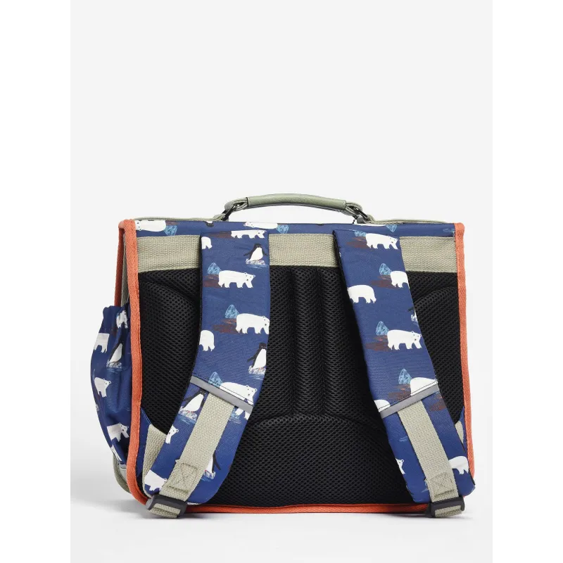 Cartable Retro 38 cm - Navy Antarctic - CAME-RET-CA38-71Y - Caméléon - Cartables et sac à dos - Le Nuage de Charlotte