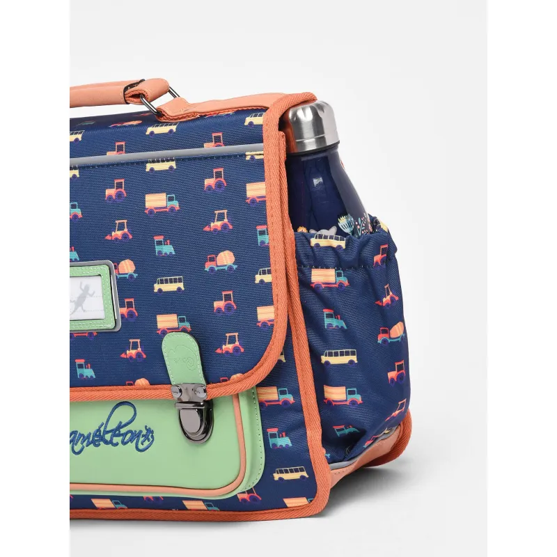 Cartable Retro 38 cm - Navy Countryside - CAME-RET-CA38-71Z - Caméléon - Cartables et sac à dos - Le Nuage de Charlotte