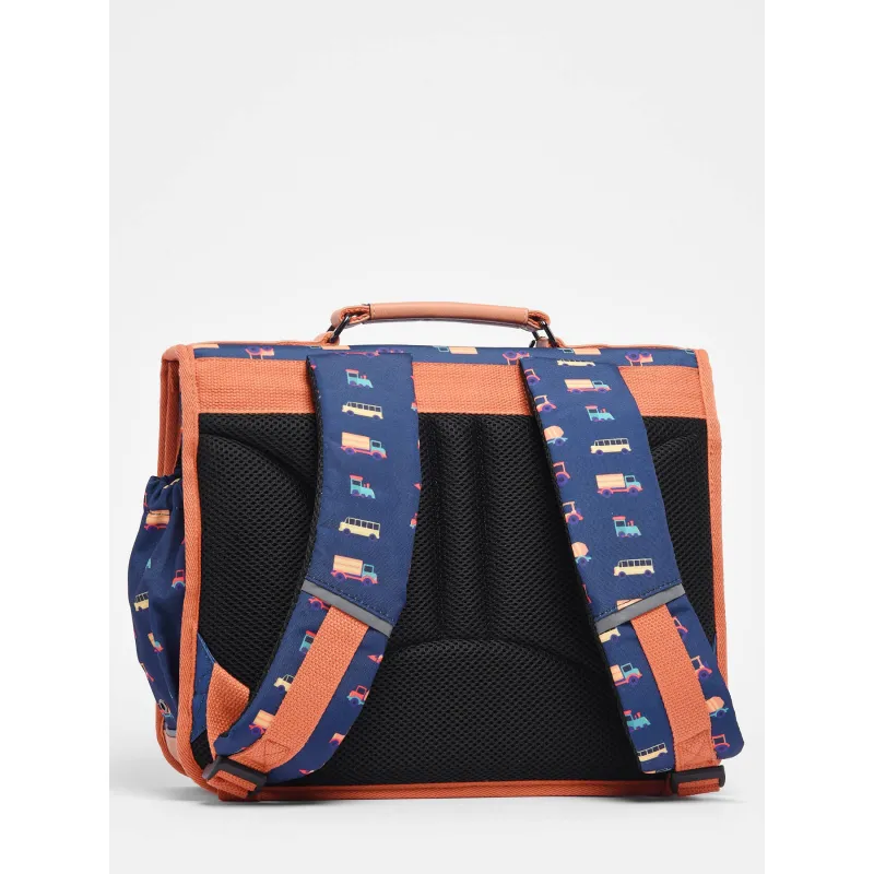 Cartable Retro 38 cm - Navy Countryside - CAME-RET-CA38-71Z - Caméléon - Cartables et sac à dos - Le Nuage de Charlotte