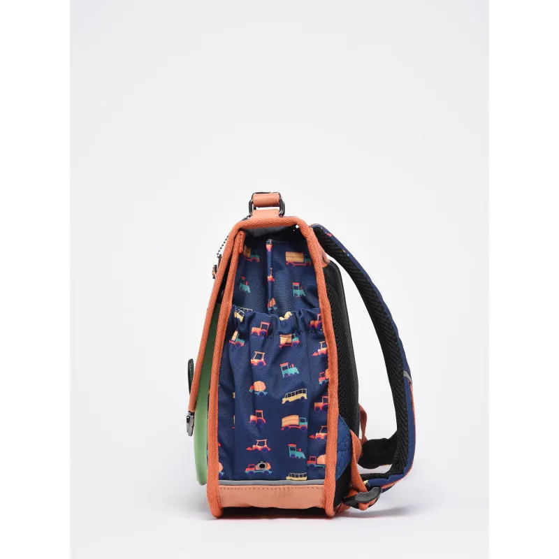 Cartable Retro 38 cm - Navy Countryside - CAME-RET-CA38-71Z - Caméléon - Cartables et sac à dos - Le Nuage de Charlotte