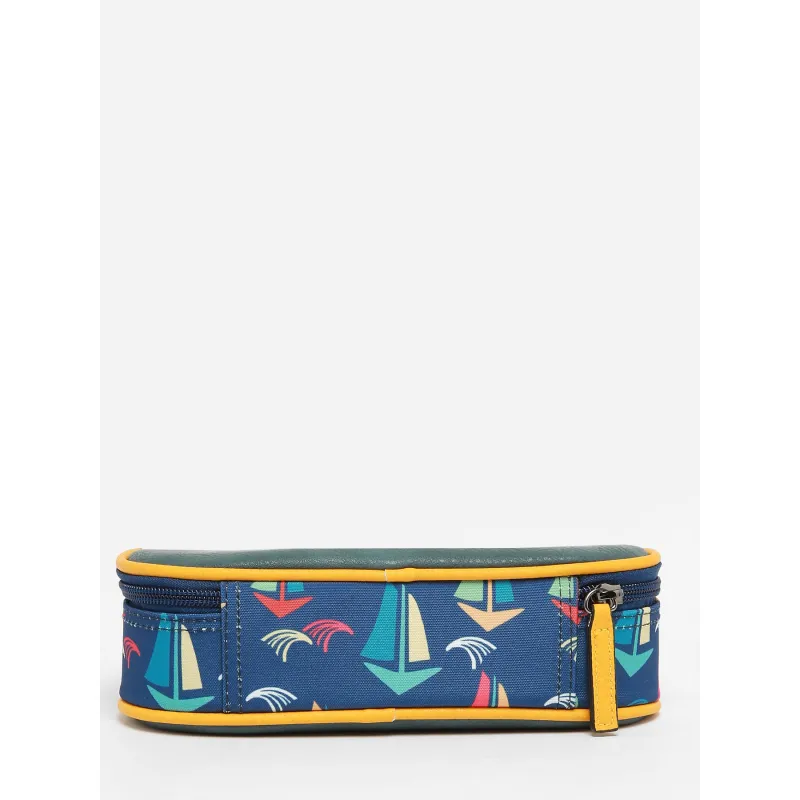 Retro pencil case - Stripes Sailboat - CAME-RET-PLUM-709635 - Caméléon - Pencil Cases - Le Nuage de Charlotte