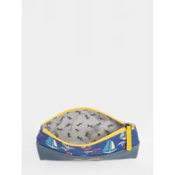 Retro pencil case - Stripes Sailboat - CAME-RET-TROU-709635 - Caméléon - Pencil Cases - Le Nuage de Charlotte