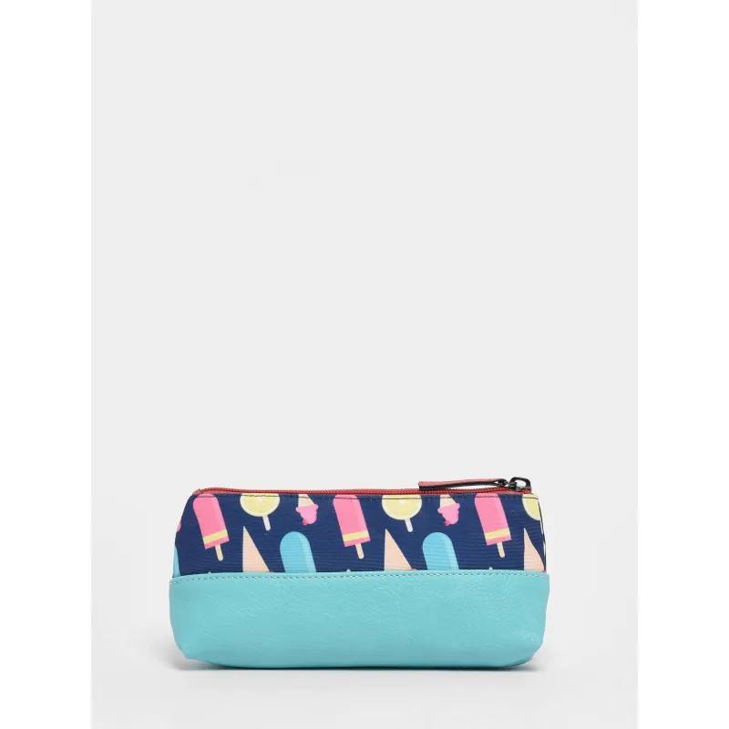 Retro pencil case - Navy Ice Cream - CAME-RET-TROU-71X - Caméléon - Pencil Cases - Le Nuage de Charlotte