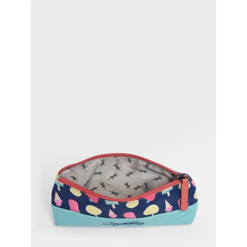 Retro pencil case - Navy Ice Cream - CAME-RET-TROU-71X - Caméléon - Pencil Cases - Le Nuage de Charlotte