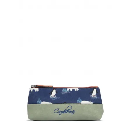 Retro pencil case - Navy Antarcric - CAME-RET-TROU-71Y - Caméléon - Pencil Cases - Le Nuage de Charlotte