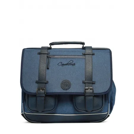 Vintage Color Schoolbag 41 cm - Totaly Navy - CAME-VIC-CA41-60P - Caméléon - Backpacks - Le Nuage de Charlotte