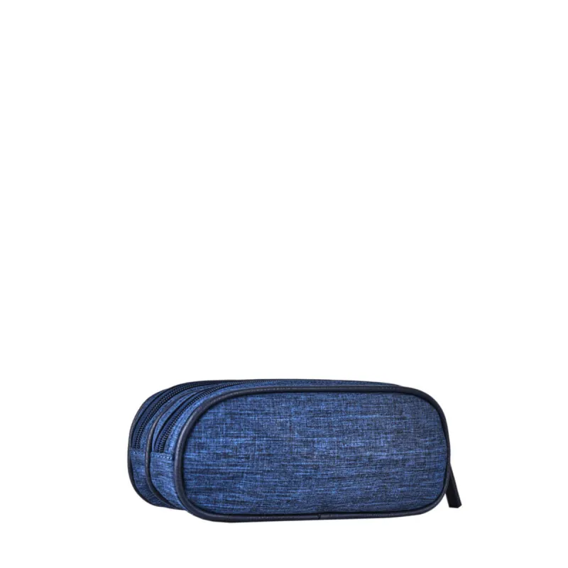 Vintage Color pencil case - Totaly Navy - CAME-VIC-TROU-60P - Caméléon - Pencil Cases - Le Nuage de Charlotte