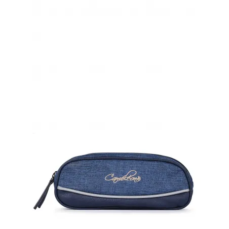 Vintage Color pencil case - Totaly Navy - CAME-VIC-TROU-60P - Caméléon - Pencil Cases - Le Nuage de Charlotte