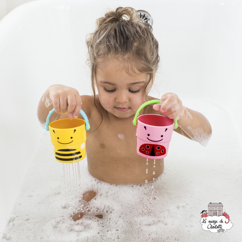 Zoo stack & pour buckets - SKP-235355 - Skip Hop - Jeux d'eau - Le Nuage de Charlotte