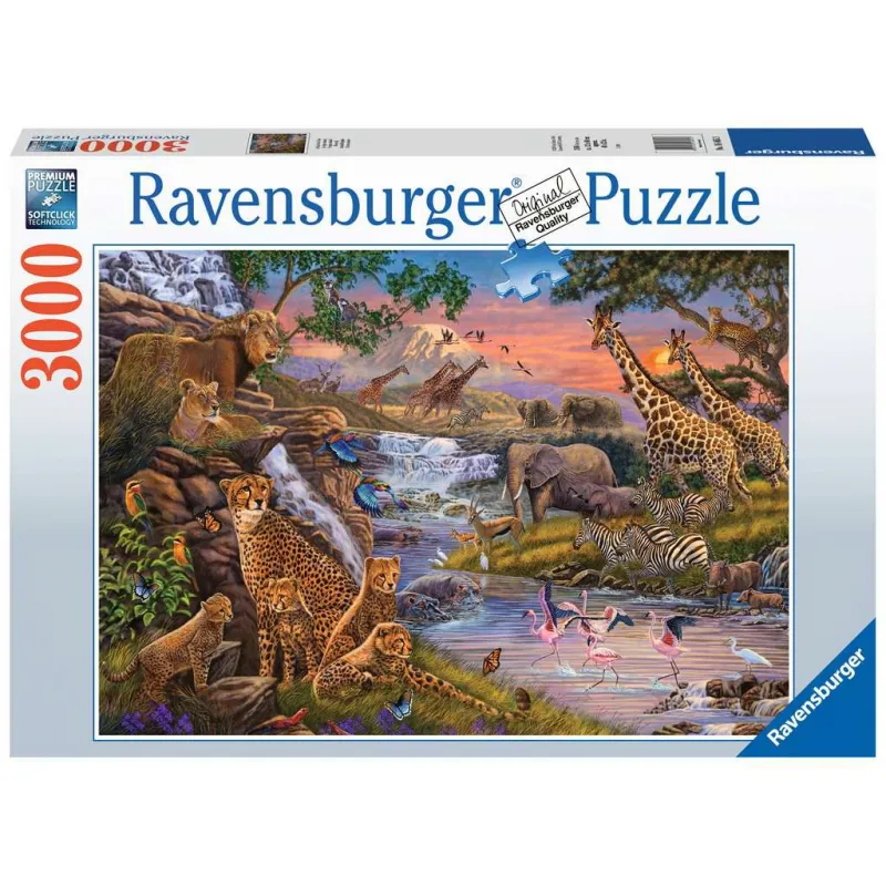 Le règne animal [3000] - RAV-164653 - Ravensburger - Puzzles pour les plus grands - Le Nuage de Charlotte