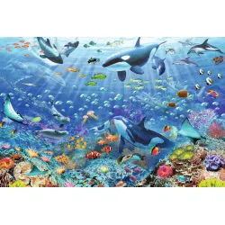 Monde sous-marin coloré [3000] - RAV-174447 - Ravensburger - Puzzles pour les plus grands - Le Nuage de Charlotte