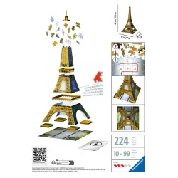 Puzzle 3D - Eiffel Tower [224] - RAV-125562 - Ravensburger - 3D Puzzles - Le Nuage de Charlotte