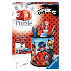 Puzzle 3D - Miraculous Lady Bug Pencil Box [57] - RAV-112784 - Ravensburger - 3D Puzzles - Le Nuage de Charlotte