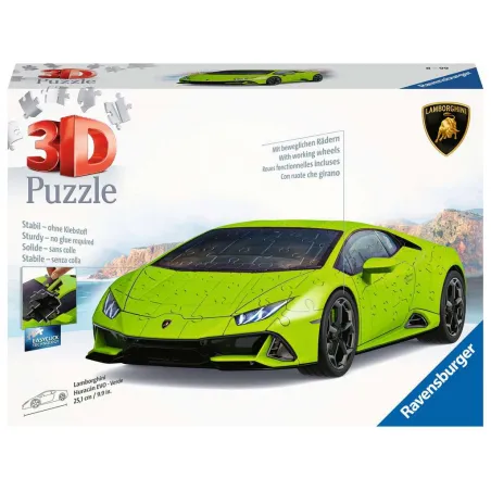 Puzzle 3D - Lamborghini Huracán EVO verte [140] - RAV-112999 - Ravensburger - Puzzles 3D - Le Nuage de Charlotte