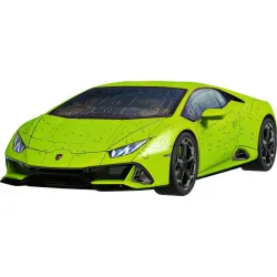 Puzzle 3D - Lamborghini Huracán EVO verte [140] - RAV-112999 - Ravensburger - Puzzles 3D - Le Nuage de Charlotte