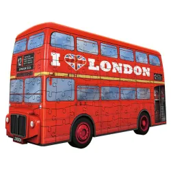 Puzzle 3D - Bus londonien [244] - RAV-125340 - Ravensburger - Puzzles 3D - Le Nuage de Charlotte