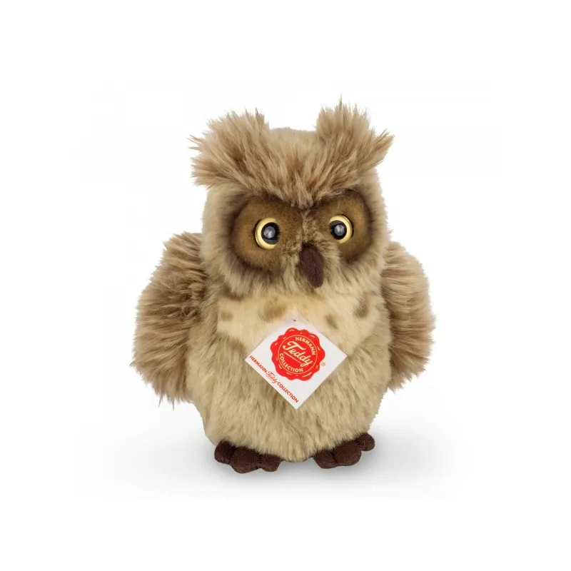 Owl grey-brown - HER-941637 - Hermann Teddy Original - And the others... - Le Nuage de Charlotte