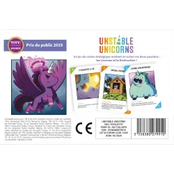 Unstable Unicorns - TEE-191371 - Tee Turtles - Jeux de société - Le Nuage de Charlotte