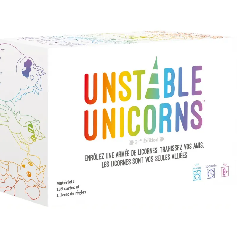 Unstable Unicorns - TEE-191371 - Tee Turtles - Board Games - Le Nuage de Charlotte